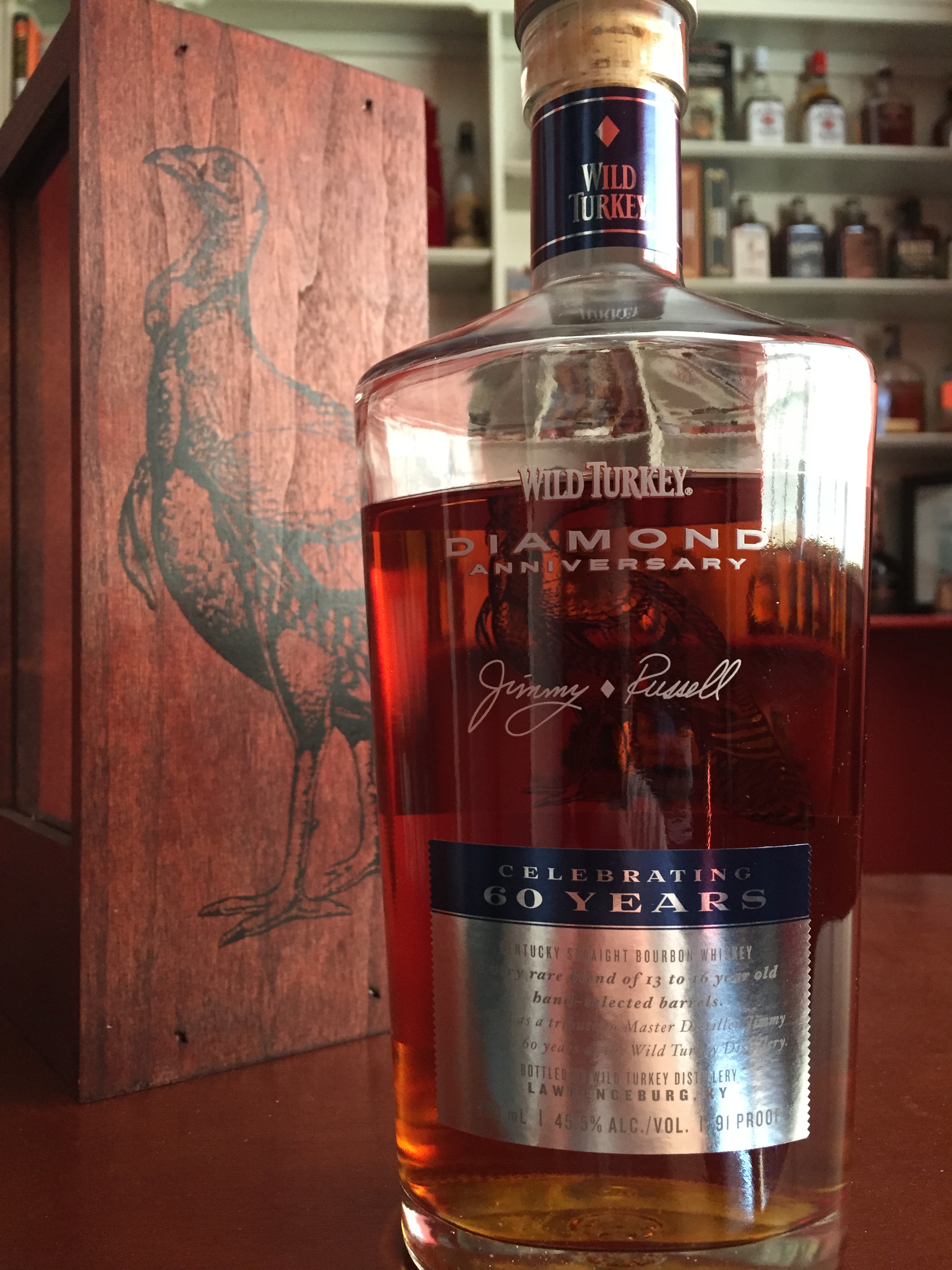 Wild Turkey Diamond Anniversary Bourbon Whiskey Review