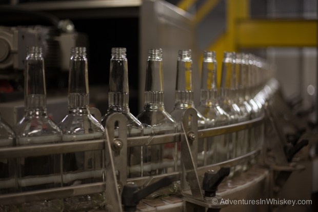 Only Heaven Hill's square bottled whiskies gets bottled on this line.