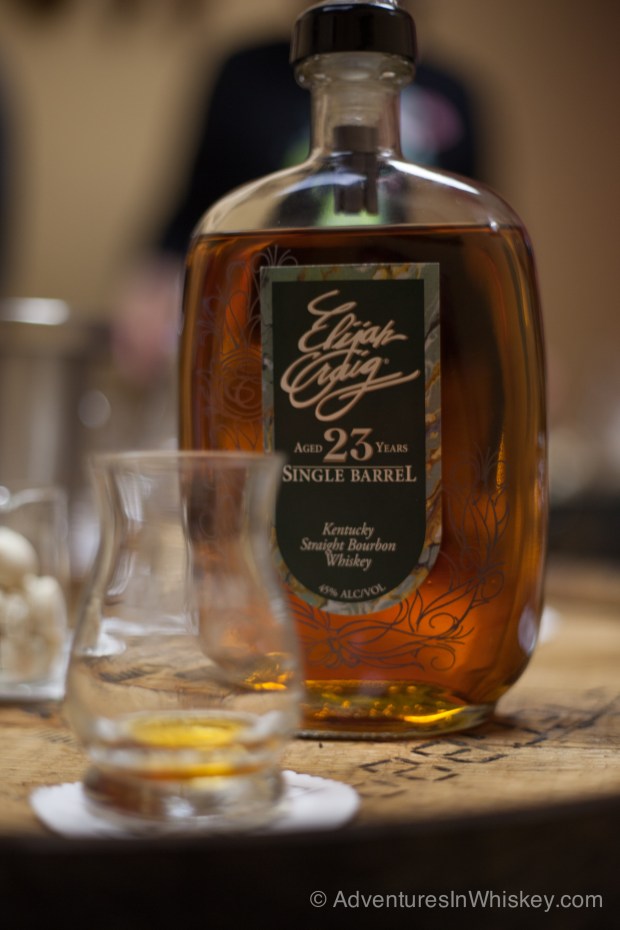Sampling Elijah Craig 23 year old