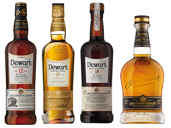 Tasting My Way Through a Dewar's Vertical – Adventures In Whiskey